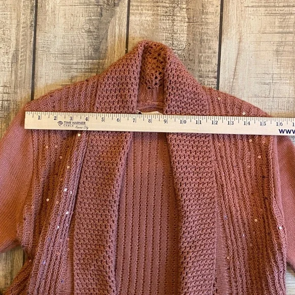 Soft Surroundings Rust Cardigan Sweater - Picture 6 of 11
